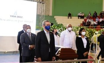 Presidente Abinader encabeza las honras fúnebres del diputado PRM por Valverde López Chávez
