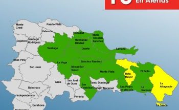 El COE mantiene 14 provincias en alerta verde y 2 en amarilla debido a lluvias 