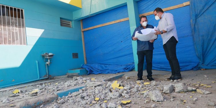 Director SNS deja iniciado trabajos de reconstrucción Hospital de Tamayo￼