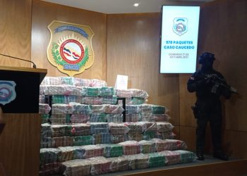 DNCD incauta 233 paquetes probablemente cocaína en Puerto Caucedo
