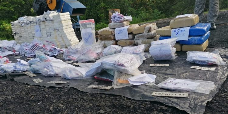 Autoridades incineran más de 350 kilogramos de drogas este jueves