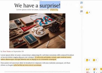 Las reacciones emoji llegan a Google Docs