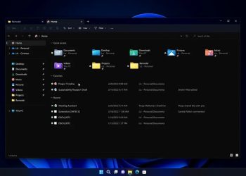 El renovado Explorador de Archivos de Windows 11 tiene pestañas, favoritos y una nueva página de inicio