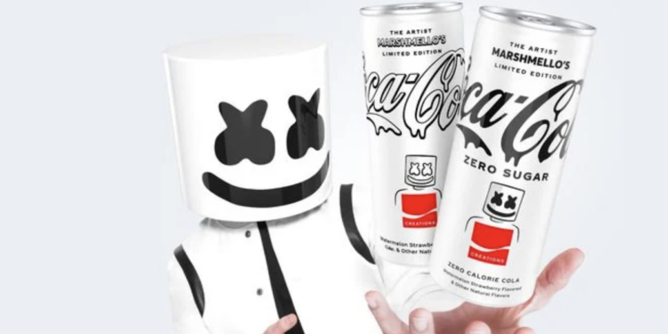 A qué sabe la Coca-Cola de Marshmello (no son malvaviscos)