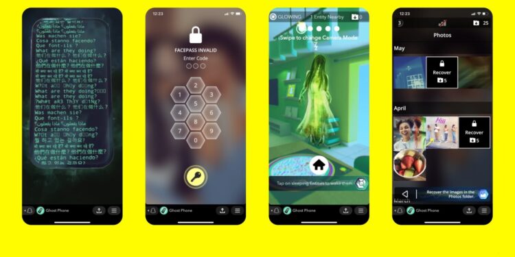 Snapchat lanza un espeluznante juego de Realidad Aumentada para cazar fantasmas a tu alrededor