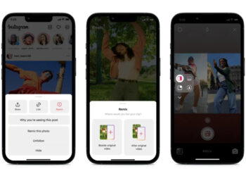 Cualquiera puede tomar nuevas fotos públicas de Instagram y convertirlas en un Reel