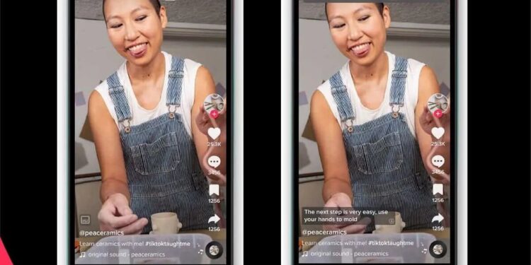 TikTok ha activado el soporte de subtítulos automáticos en cualquier vídeo