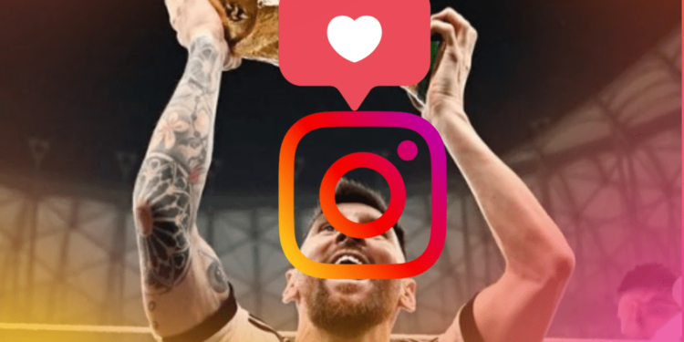 La celebración de Messi en el Mundial se ha convertido en el post con más likes de Instagram