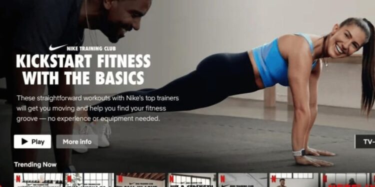 Nike añade más de 30 horas de contenido de su Training Club a Netflix