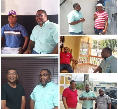 Víctor Mateo realiza visitas a dirigentes del PLD en Barahona y Cabral