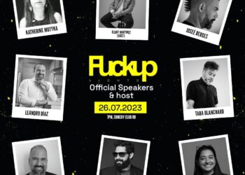 Figuras del arte y la televisión participarán en “Fuckup Nights”