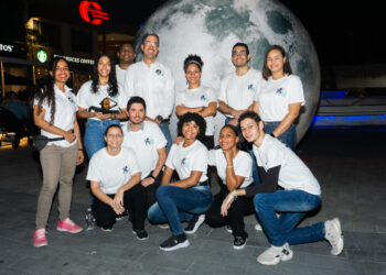 Realizan experiencia “La música en el cielo”, en Galería 360