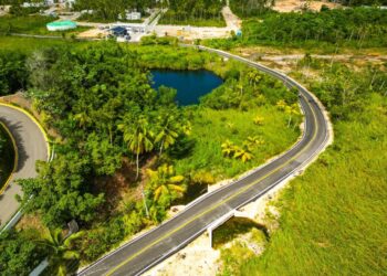 David Collado entrega obra en Las Terrenas con costo cercano a los 68 millones de pesos.