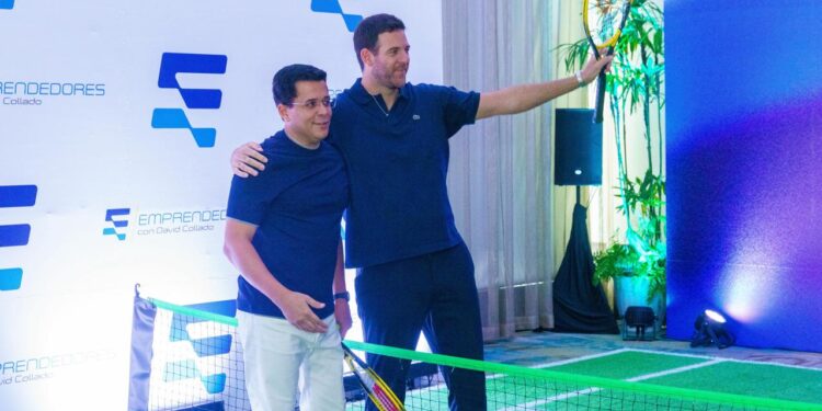 David Collado y Juan Martín Del Potro resaltan RD como destino para turismo deportivo.