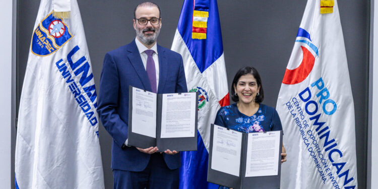 ProDominicana y Unapec renuevan acuerdo de colaboración para fortalecer formación académica del comercio exterior