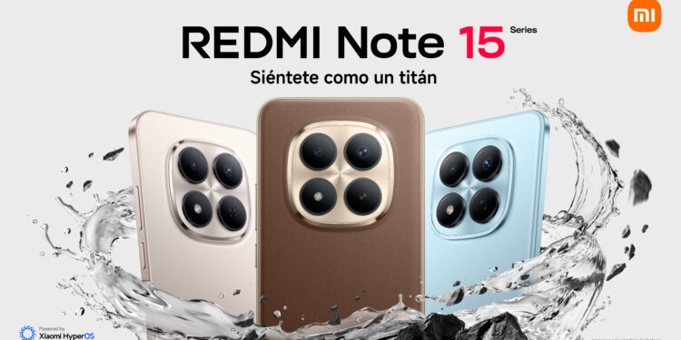 Xiaomi lanza en RD la serie Redmi Note 15: 5 modelos con enfoque en resistencia y batería