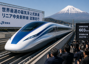 Japón presenta el tren de levitación magnética más rápido del mundo