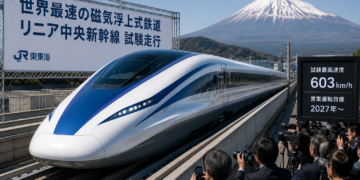 Japón presenta el tren de levitación magnética más rápido del mundo
