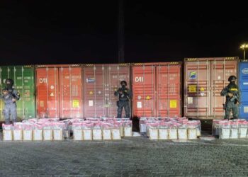 Autoridades incautan cargamento de drogas en operativo en puerto dominicano