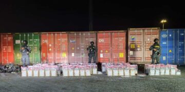 Autoridades incautan cargamento de drogas en operativo en puerto dominicano