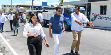 David Collado supervisa intervención playa El Faro de San Pedro Macorís