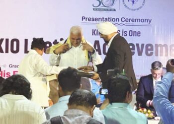 Rector de Unapec recibe Lifetime Achievement Award en la India y consolida histórica alianza académica con KIIT